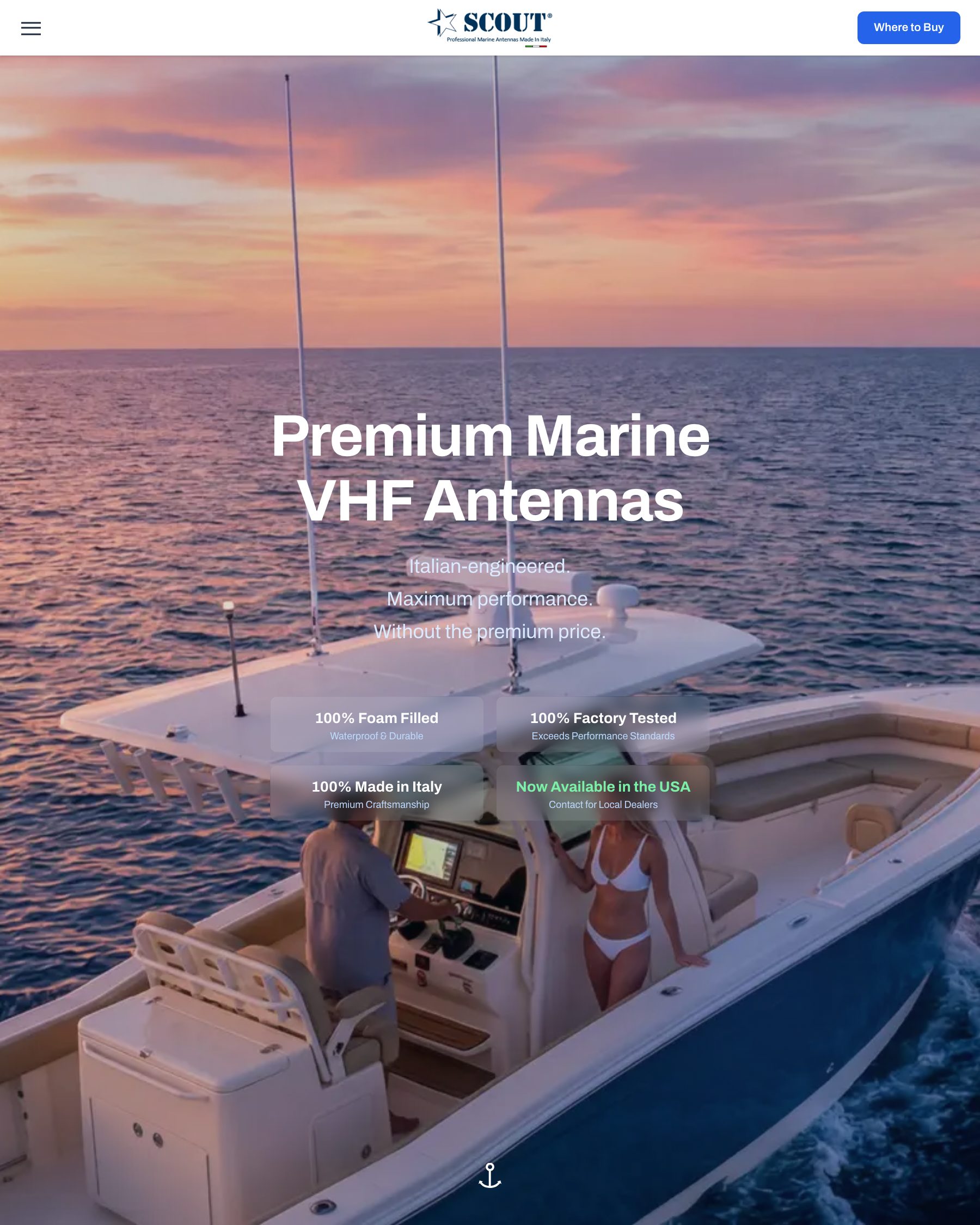Scout Americas becomes the cited source for marine VHF antennas